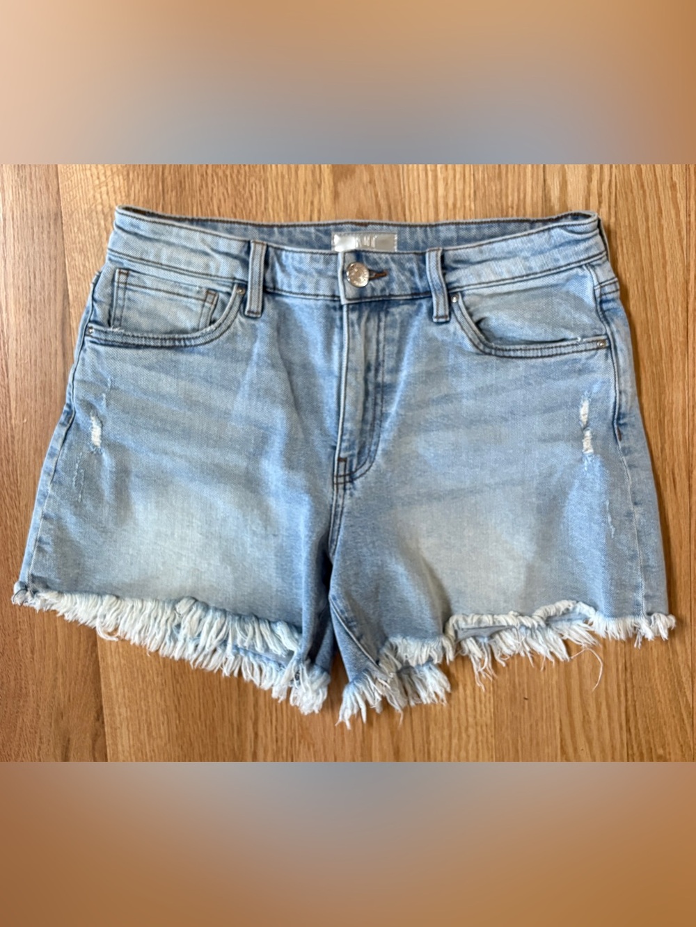 Kut from the Kloth Light Wash Denim Shorts